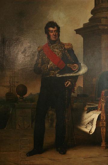 Jean-Baptiste Paulin Guerin Admiral Laurent Jean Francois Truguet oil painting picture